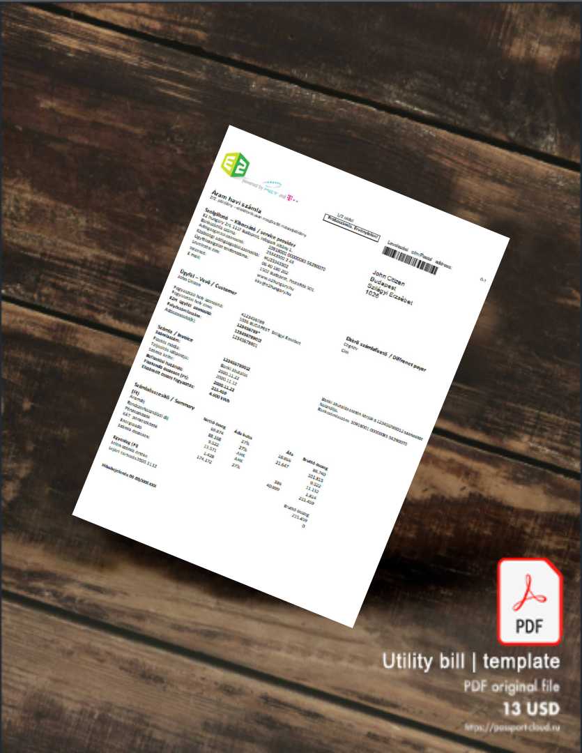 Utility bill | Albanian Power | Albania